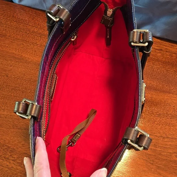 Dooney & Bourke Exotic Leather Purse - Picture 6 of 13